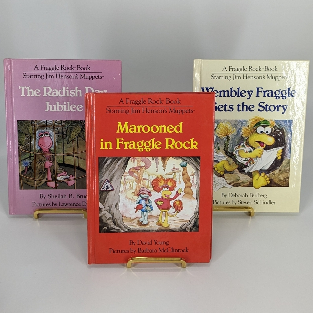 Fraggle Rock Books Lot (Hardcover, First Editions)